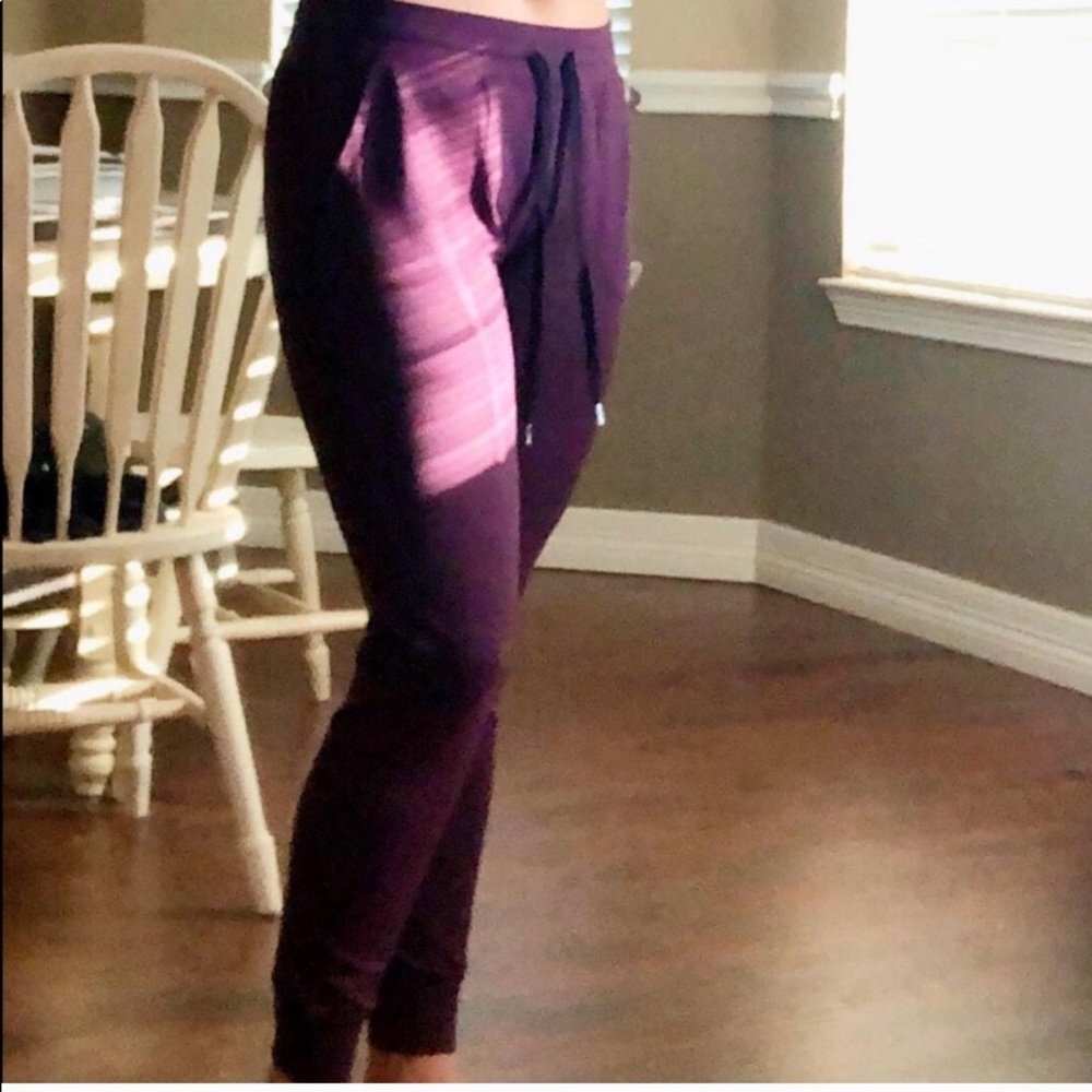Plum Cozy Joggers (L)